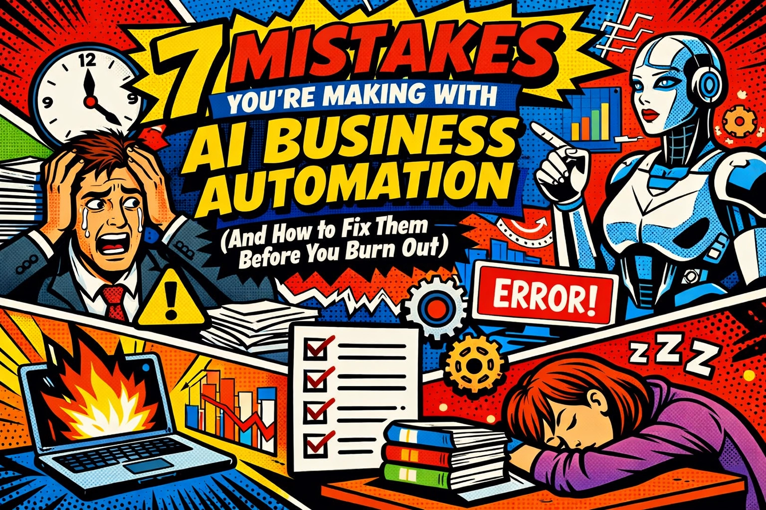 7 Mistakes You’re Making with AI Business Automation (And How to Fix Them Before You Burn Out)
