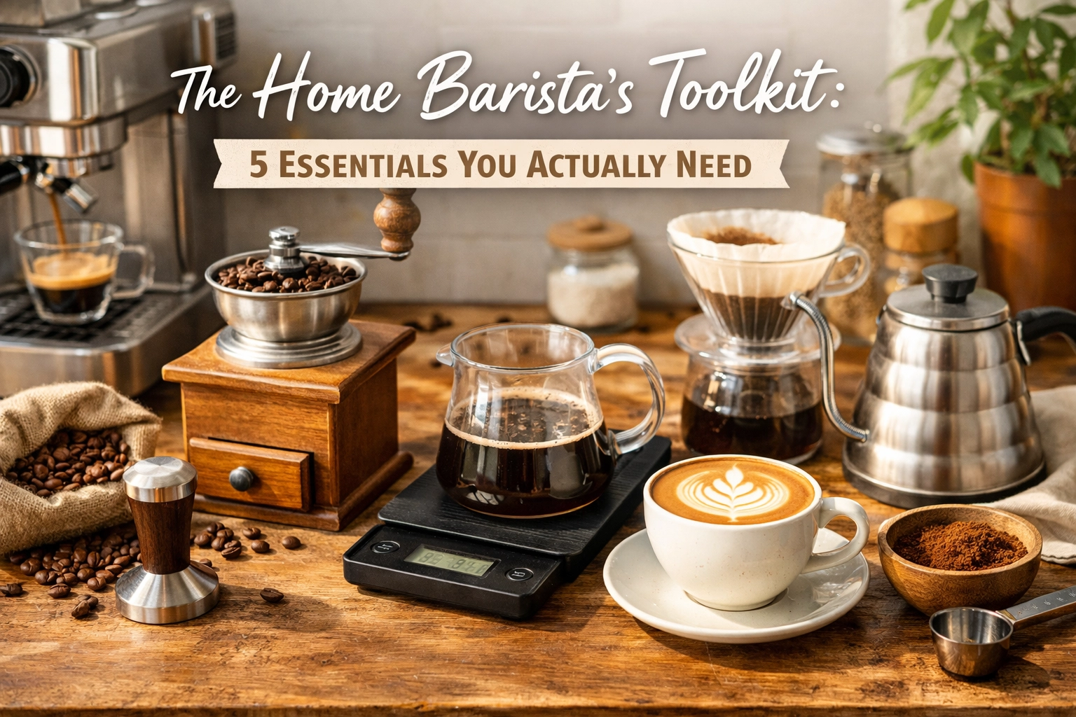 The Home Barista’s Toolkit: 5 Essentials You Actually Need