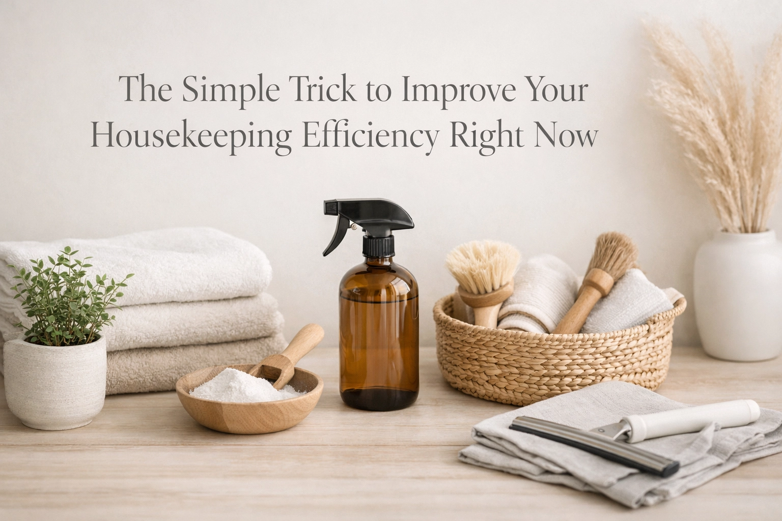 The Simple Trick to Improve Your Housekeeping Efficiency Right Now