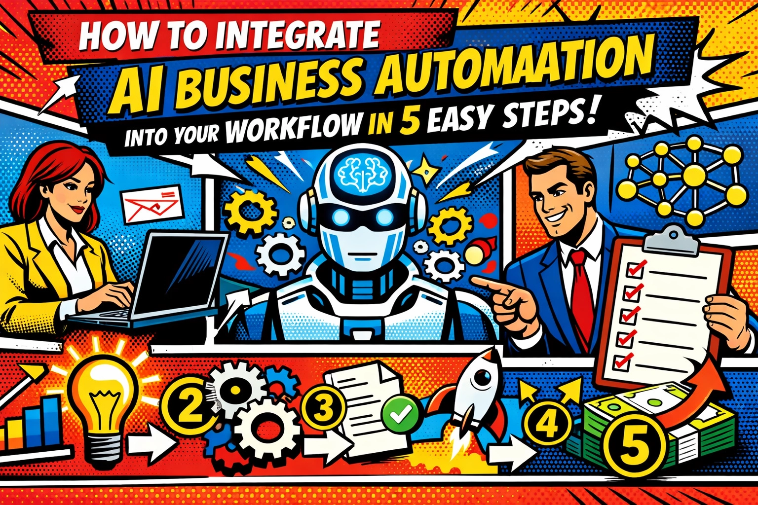 How to Integrate AI Business Automation Into Your Workflow in 5 Easy Steps