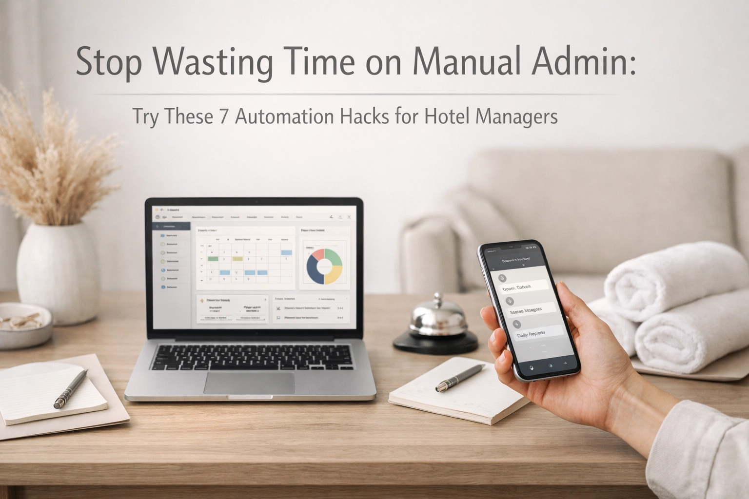 Stop Wasting Time on Manual Admin: Try These 7 Automation Hacks for Hotel Managers