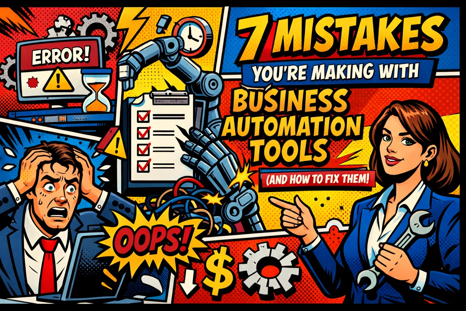 7 Mistakes You’re Making with Business Automation Tools (and How to Fix Them)