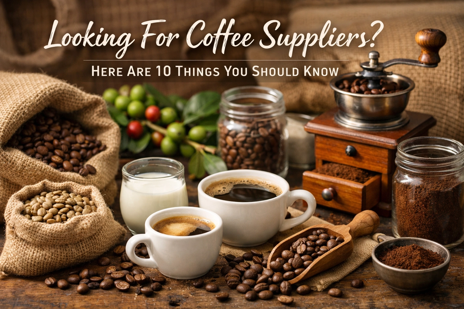 Looking For Coffee Suppliers? Here Are 10 Things You Should Know