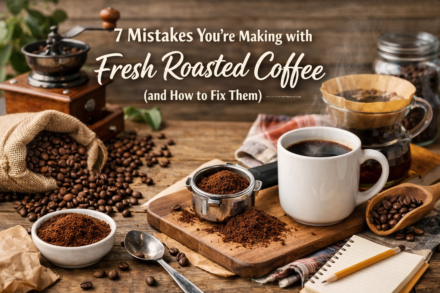 7 Mistakes You’re Making with Fresh Roasted Coffee (and How to Fix Them)