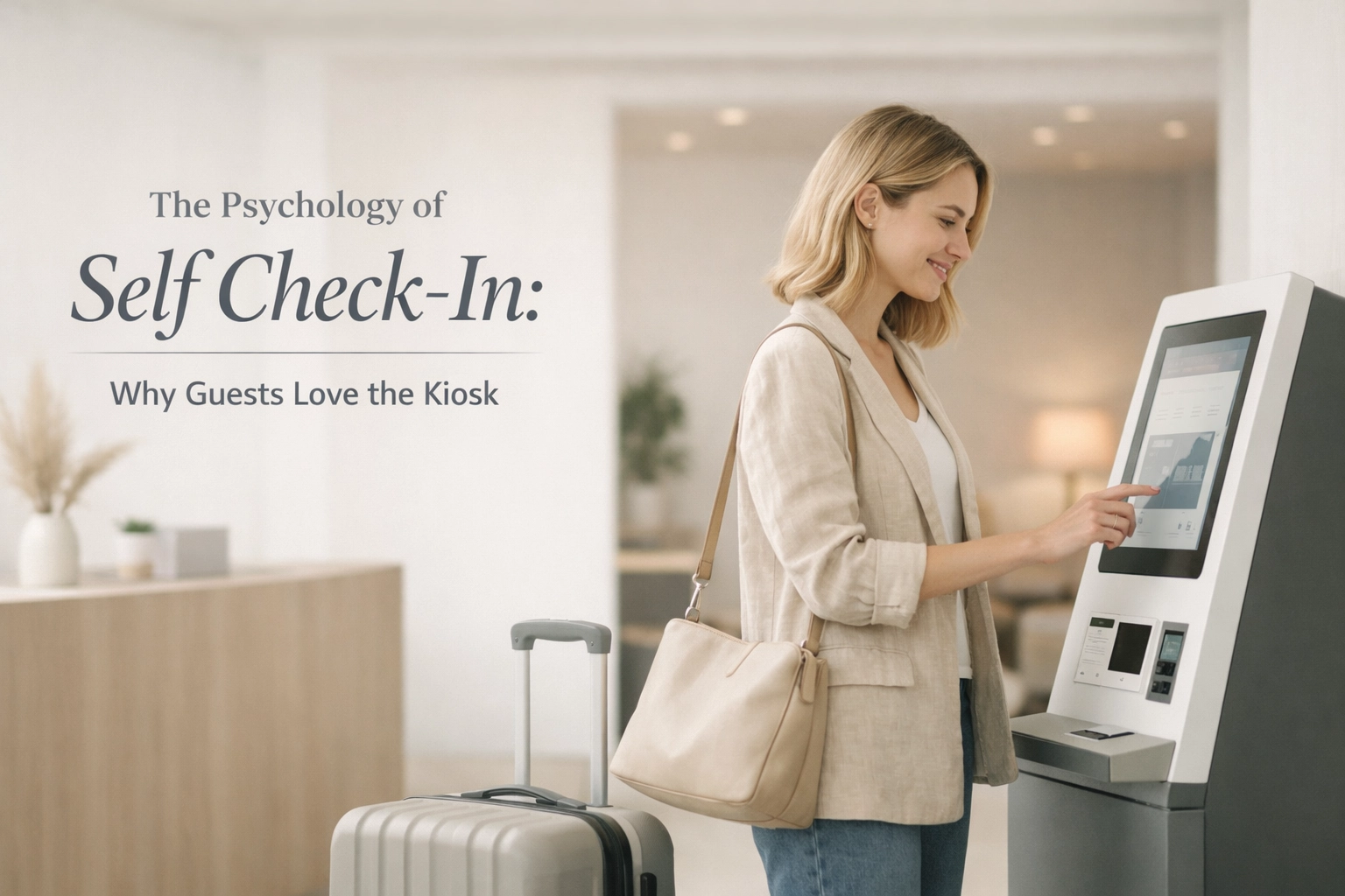 The Psychology of Self Check-In: Why Guests Love the Kiosk