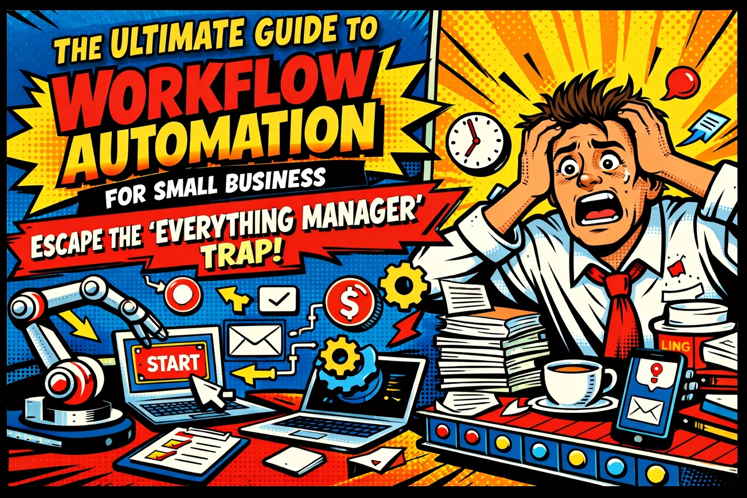 The Ultimate Guide to Workflow Automation for Small Business: Escape the “Everything Manager” Trap