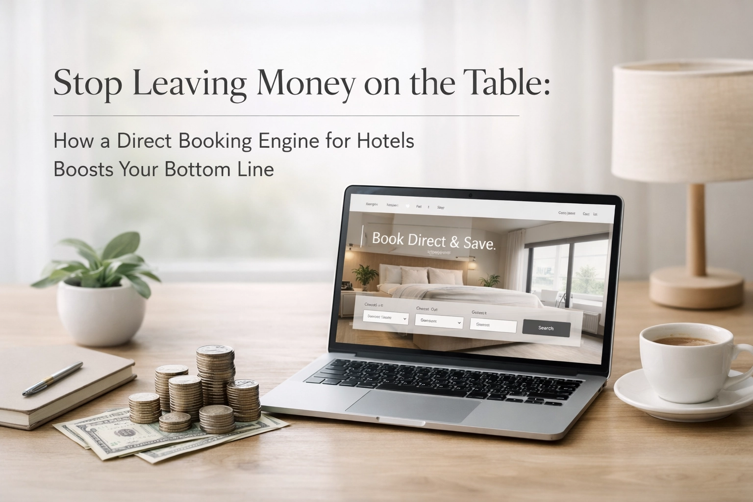 Stop Leaving Money on the Table: How a Direct Booking Engine for Hotels Boosts Your Bottom Line