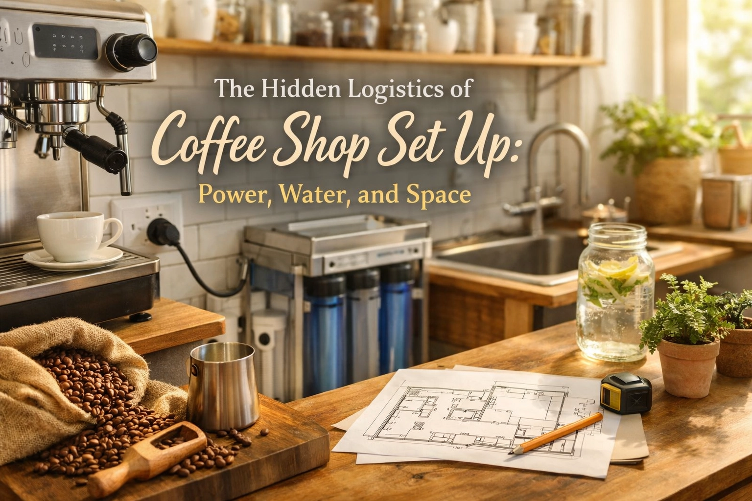 The Hidden Logistics of Coffee Shop Set Up: Power, Water, and Space