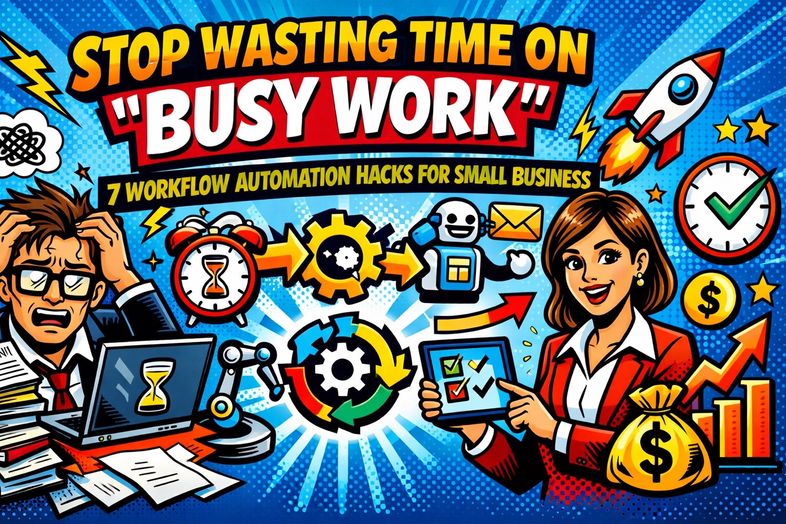 Stop Wasting Time on “Busy Work”: 7 Workflow Automation Hacks for Small Business