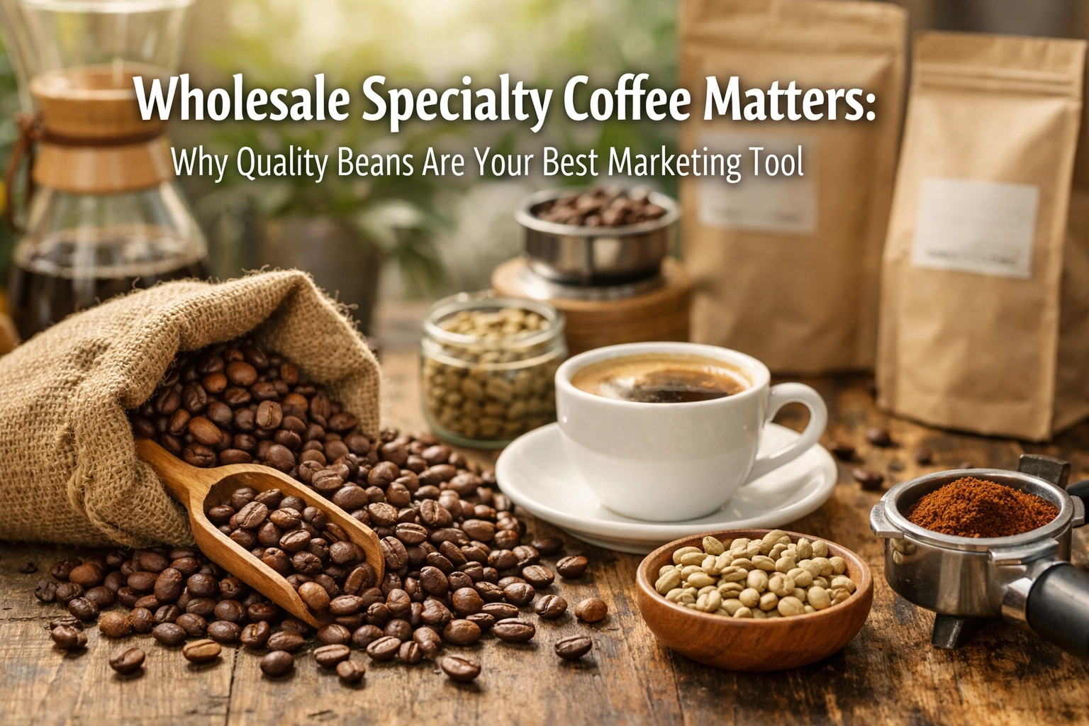 Wholesale Specialty Coffee Matters: Why Quality Beans Are Your Best Marketing Tool