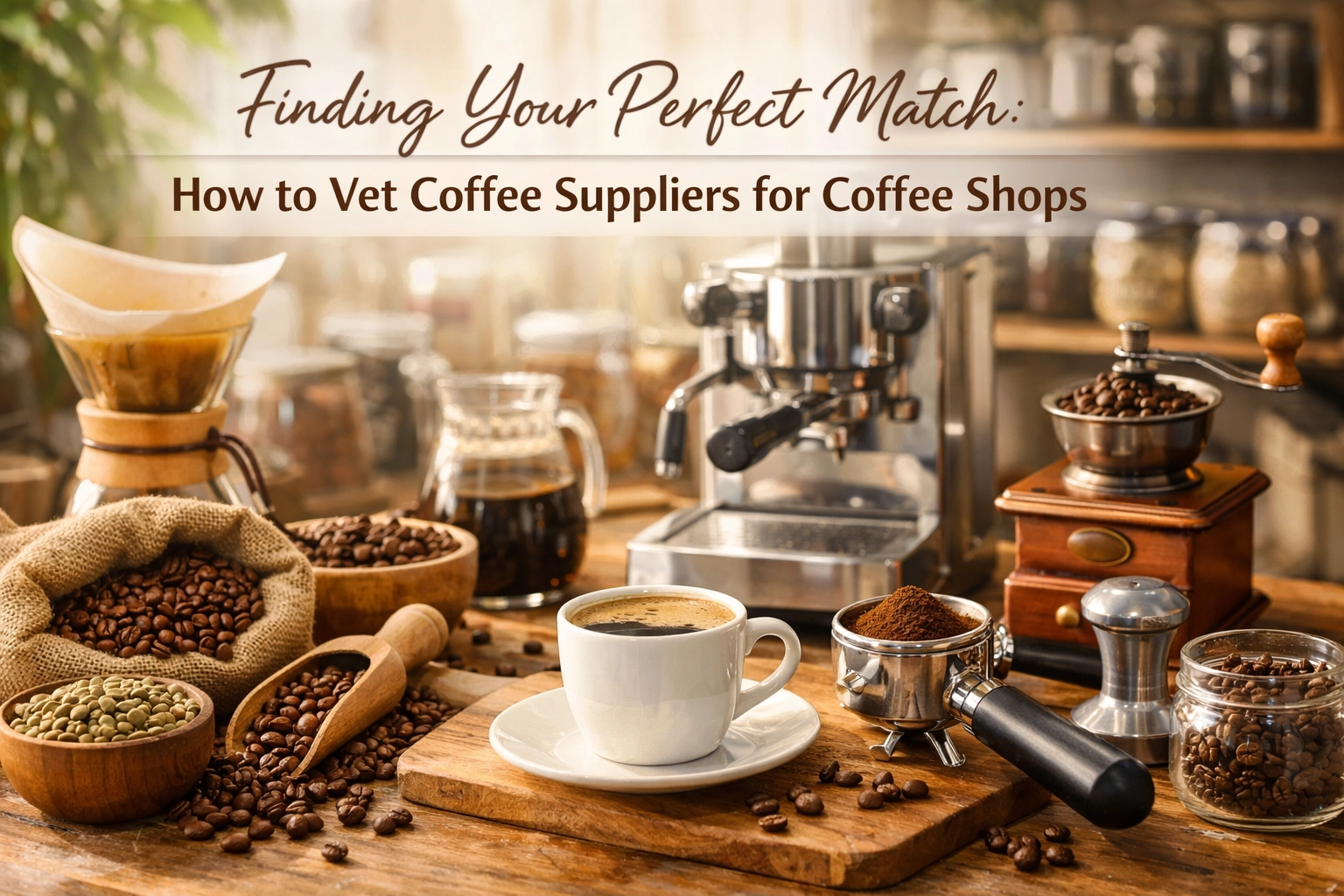 Finding Your Perfect Match: How to Vet Coffee Suppliers for Coffee Shops