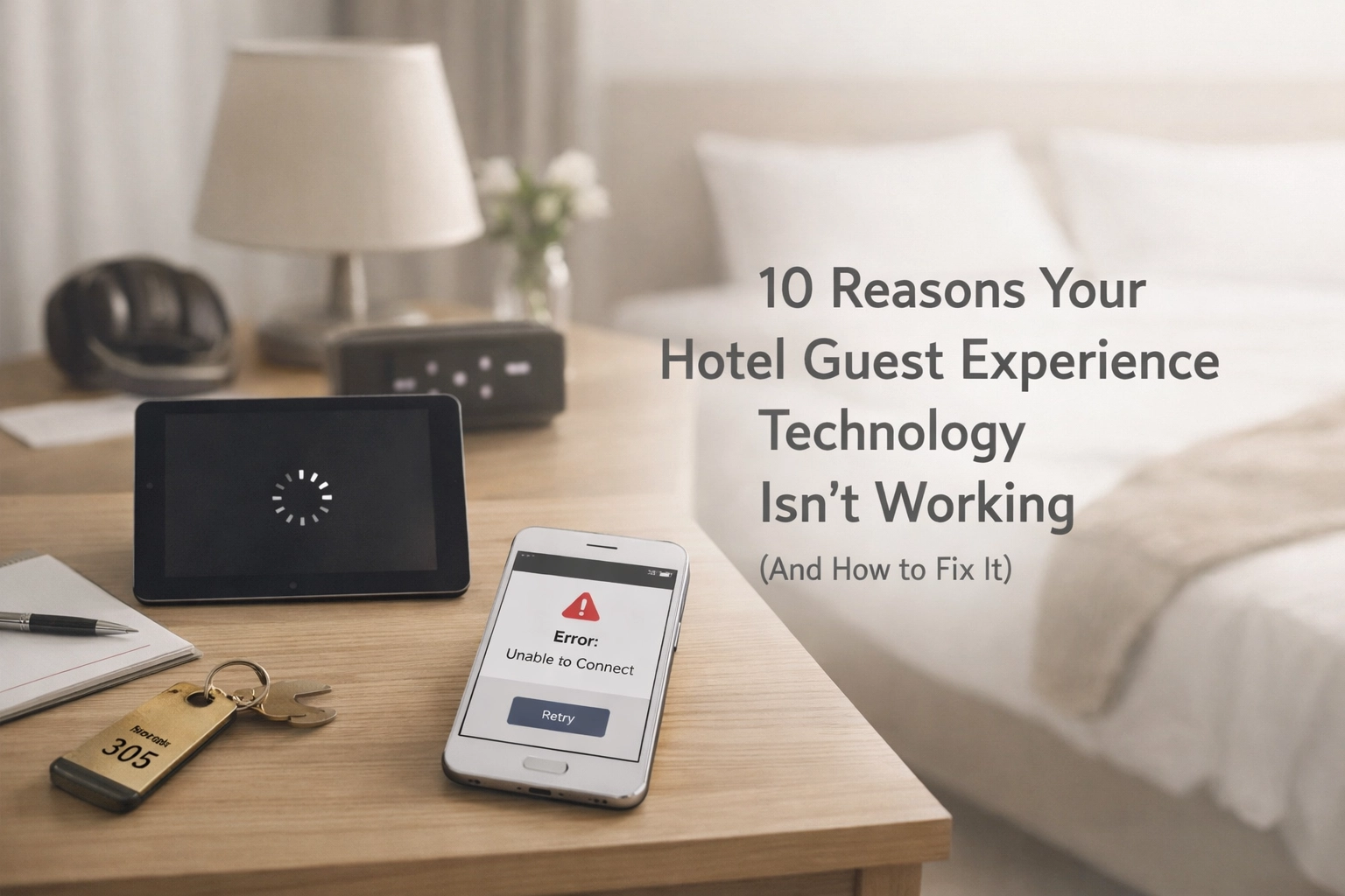 10 Reasons Your Hotel Guest Experience Technology Isn’t Working (And How to Fix It)