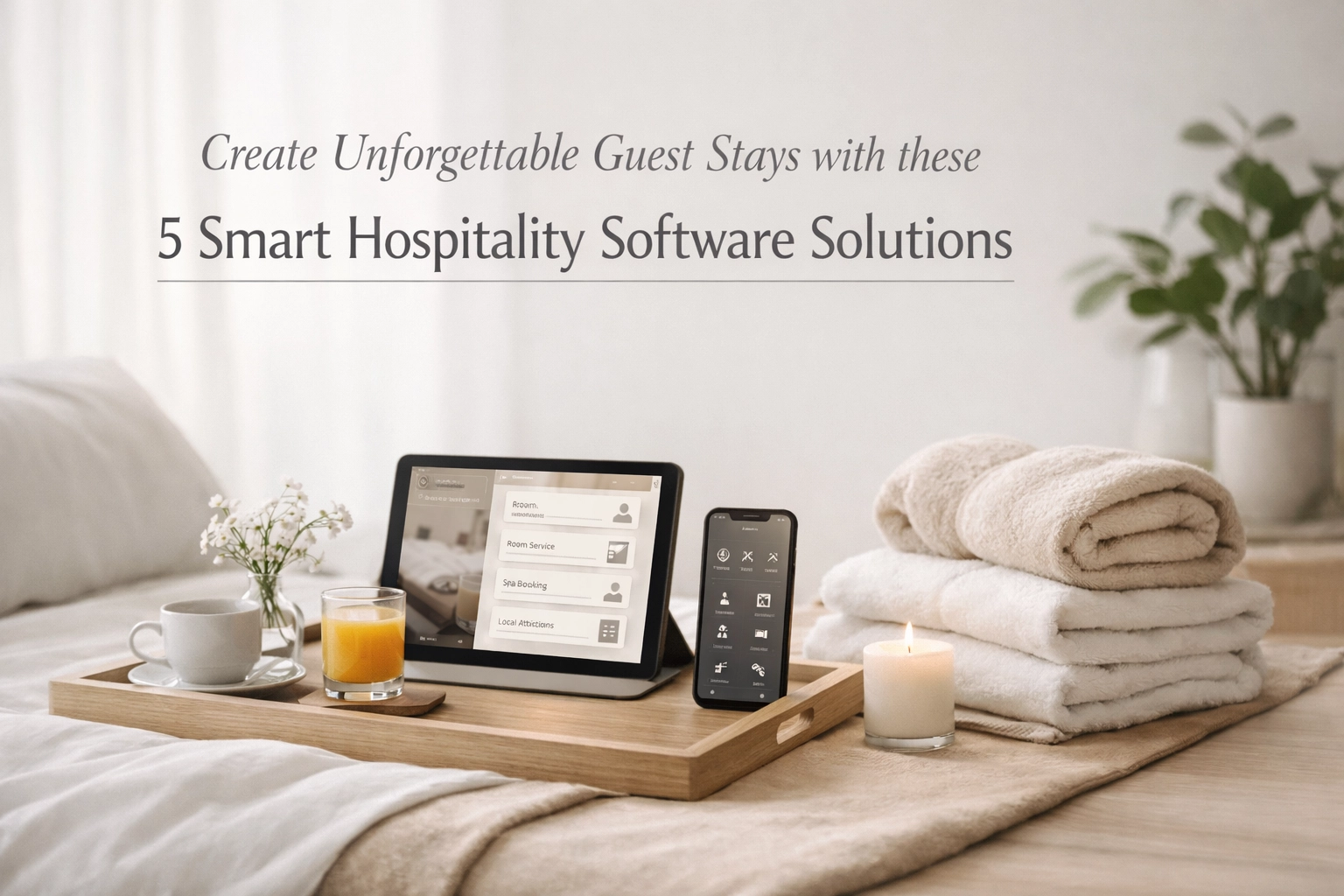 Create Unforgettable Guest Stays with these 5 Smart Hospitality Software Solutions