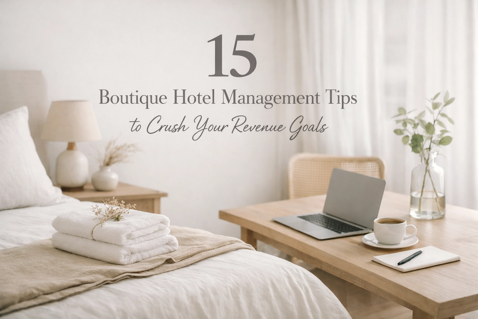 15 Boutique Hotel Management Tips to Crush Your Revenue Goals