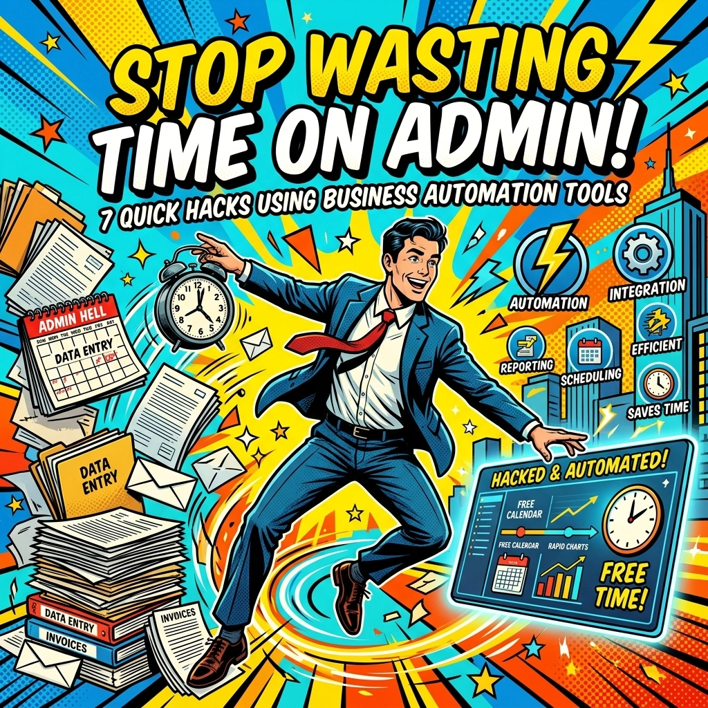 Stop Wasting Time on Admin: 7 Quick Hacks Using Business Automation Tools