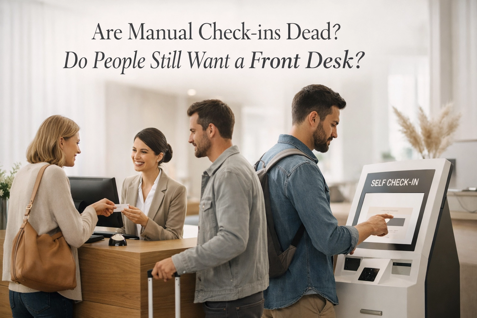 Are Manual Check-ins Dead? Do People Still Want a Front Desk?