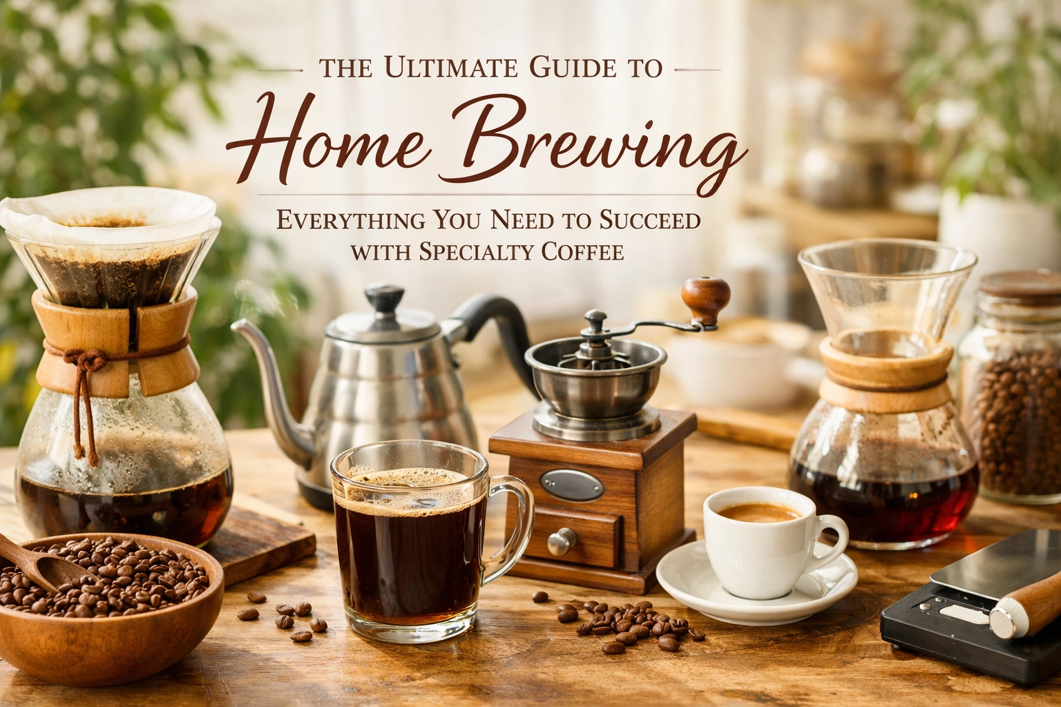 The Ultimate Guide to Home Brewing: Everything You Need to Succeed with Specialty Coffee