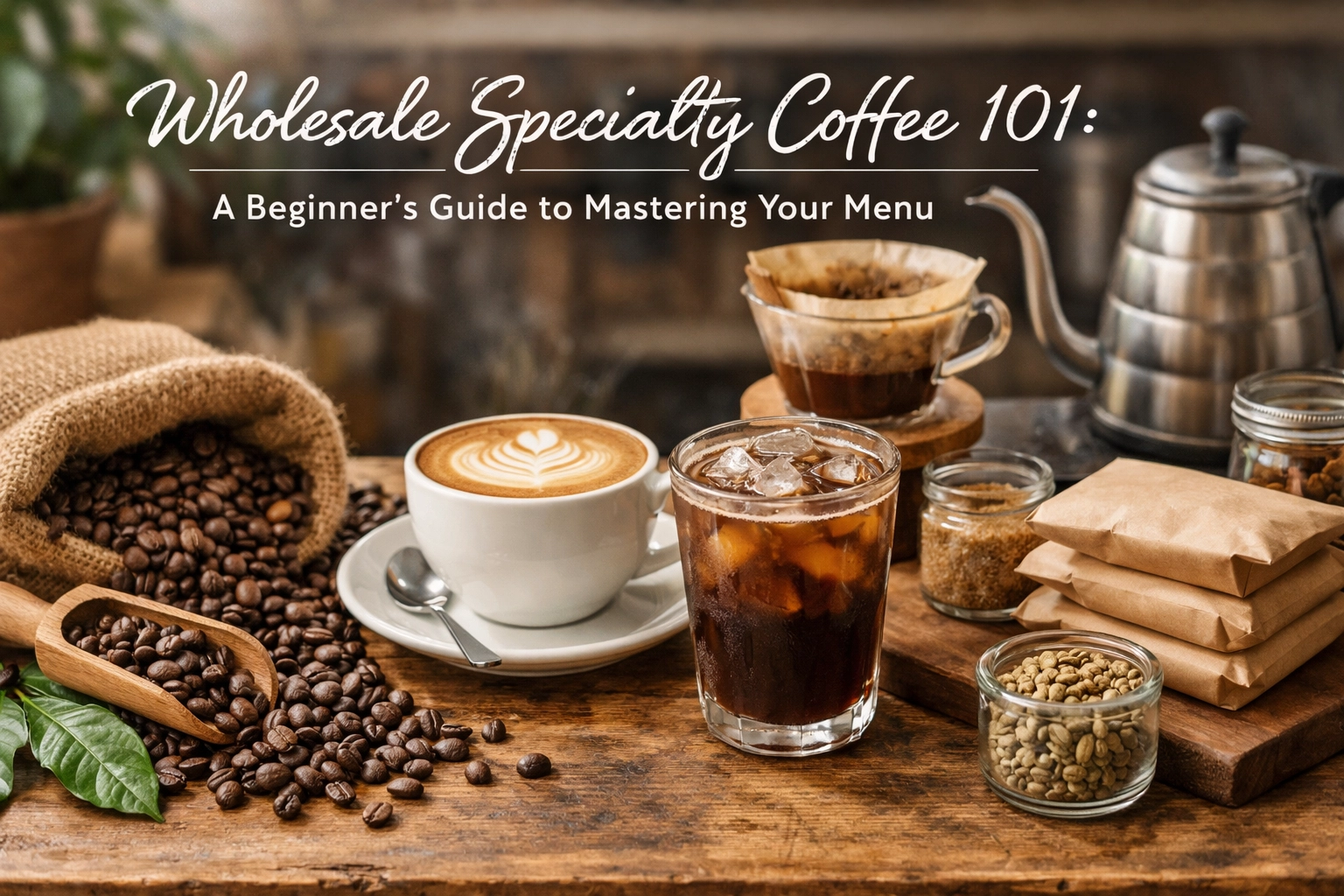 Wholesale Specialty Coffee 101: A Beginner’s Guide to Mastering Your Menu