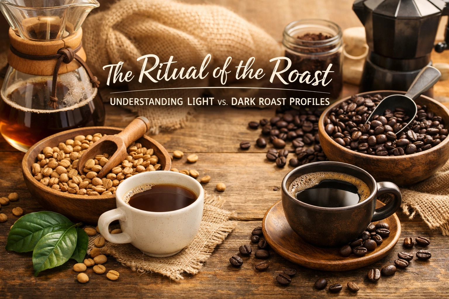 The Ritual of the Roast: Understanding Light vs. Dark Roast Profiles