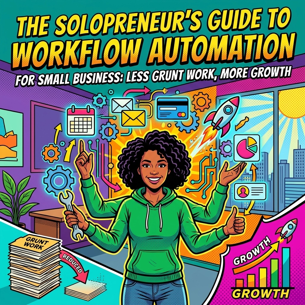 The Solopreneur’s Guide to Workflow Automation for Small Business: Less Grunt Work, More Growth