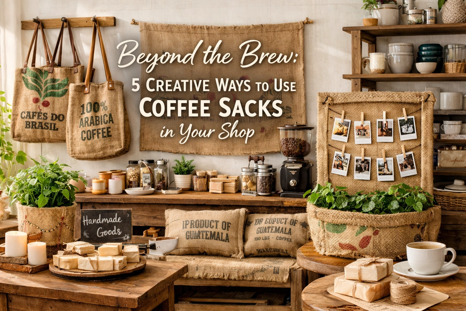 Beyond the Brew: 5 Creative Ways to Use Coffee Sacks in Your Shop