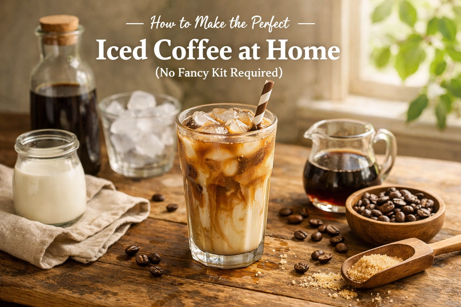 How to Make the Perfect Iced Coffee at Home (No Fancy Kit Required)