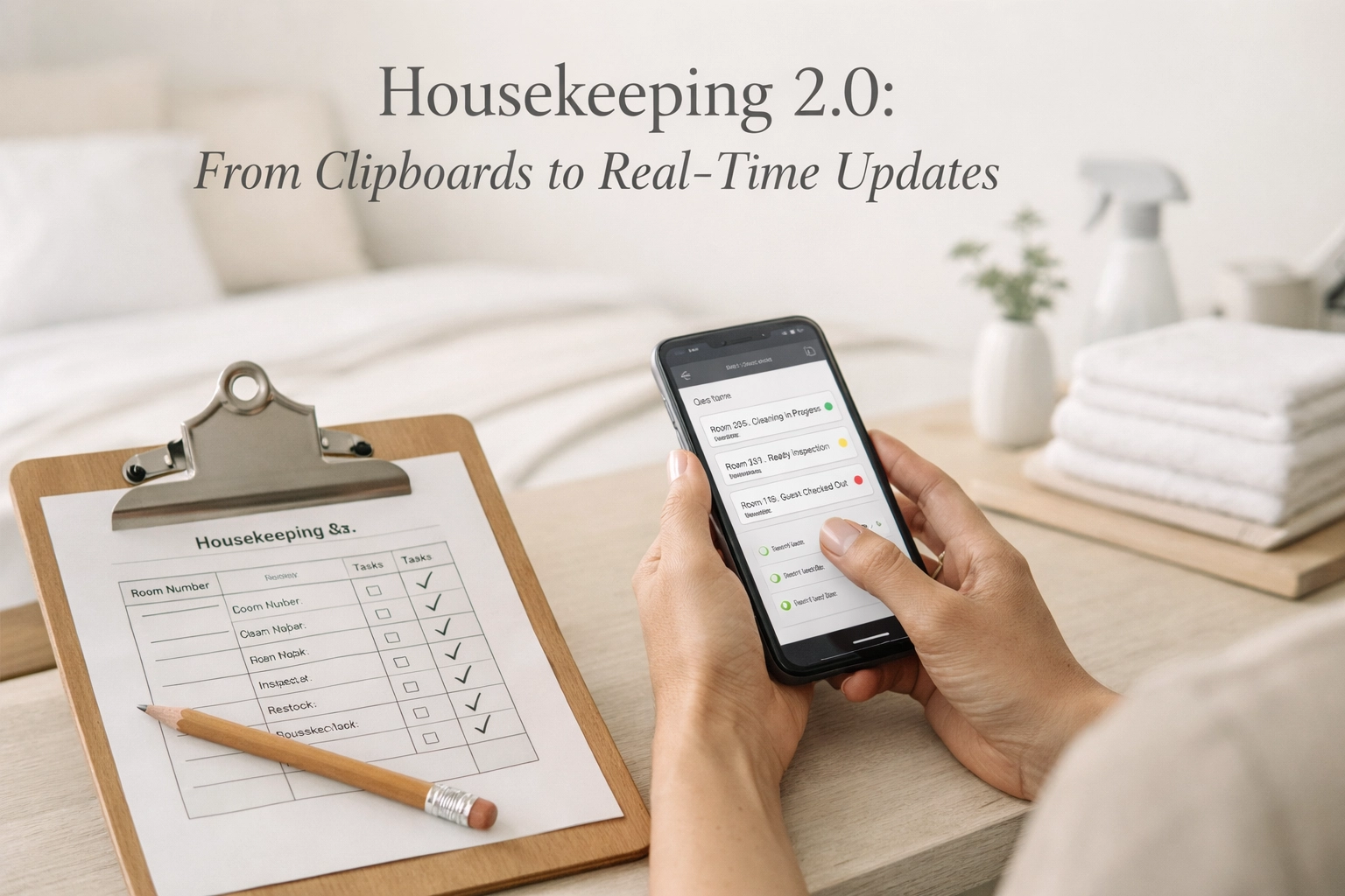Housekeeping 2.0: From Clipboards to Real-Time Updates