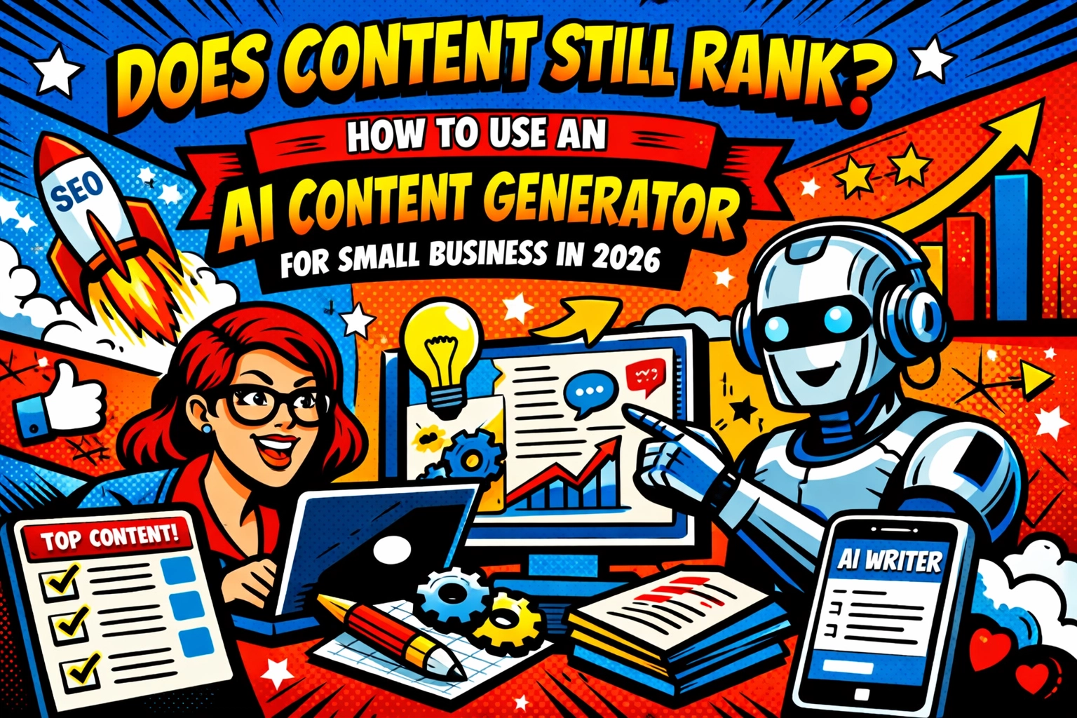 Does Content Still Rank? How to Use an AI Content Generator for Small Business in 2026