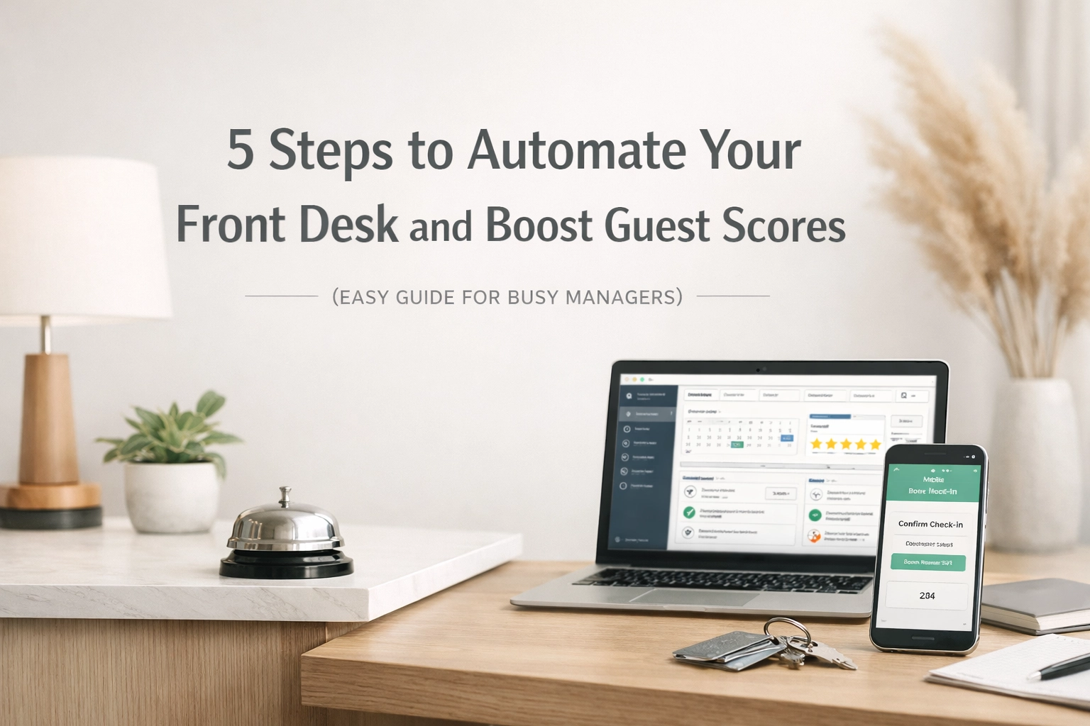 5 Steps to Automate Your Front Desk and Boost Guest Scores (Easy Guide for Busy Managers)