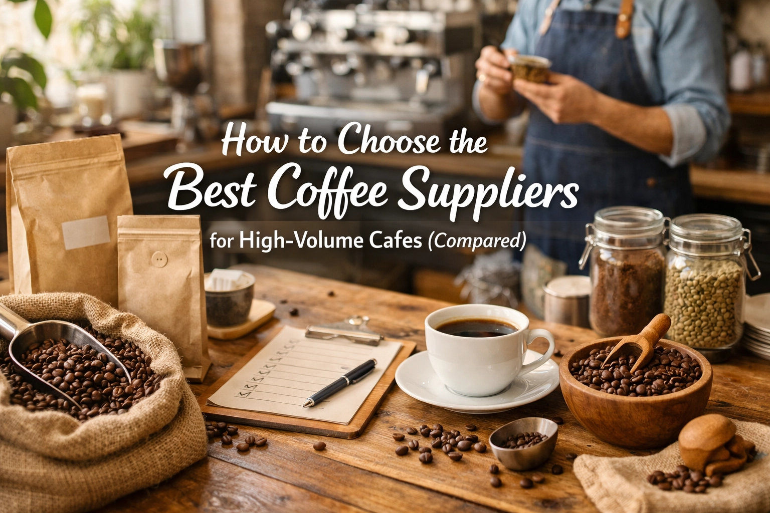 How to Choose the Best Coffee Suppliers for High-Volume Cafes (Compared)