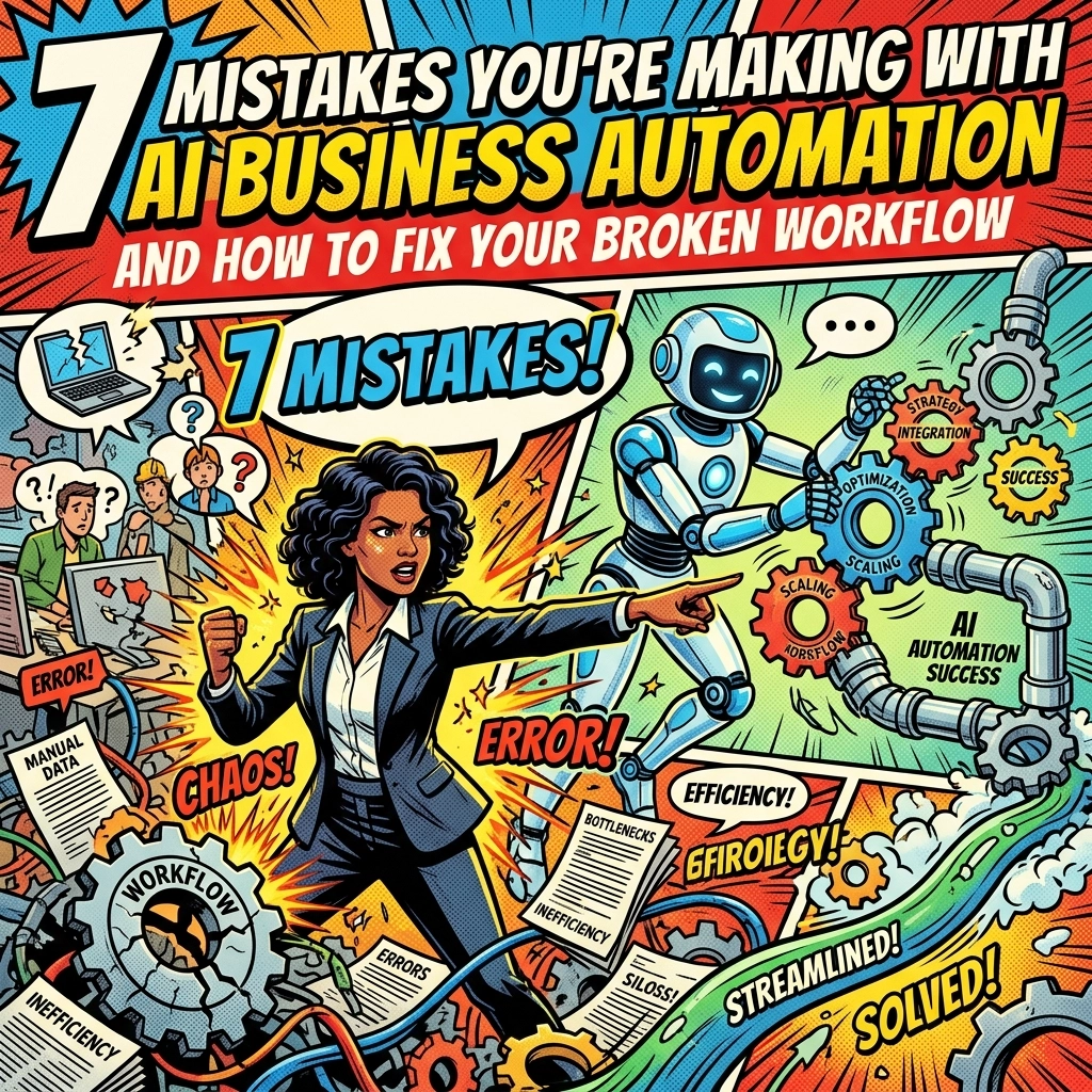 7 Mistakes You’re Making with AI Business Automation (and How to Fix Your Broken Workflow)