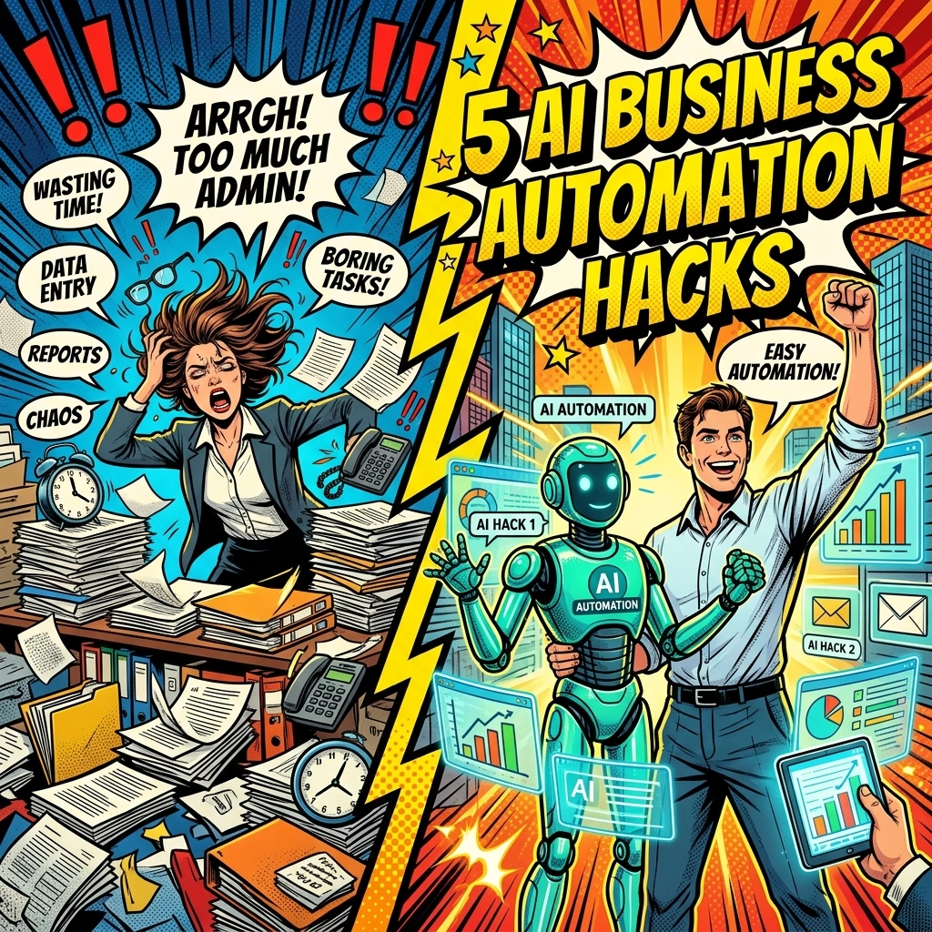 Stop Wasting Time on Mindless Admin: Try These 5 AI Business Automation Hacks