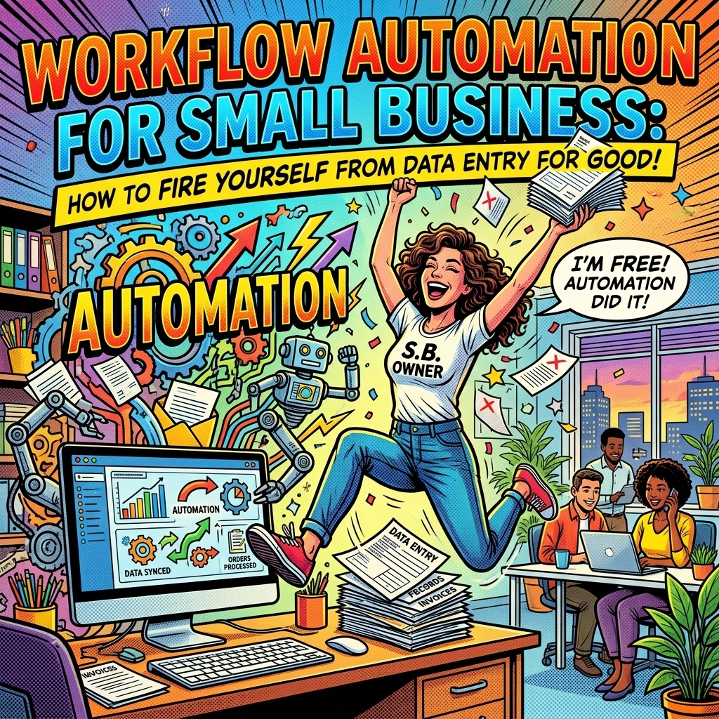 Workflow Automation for Small Business: How to Fire Yourself from Data Entry for Good