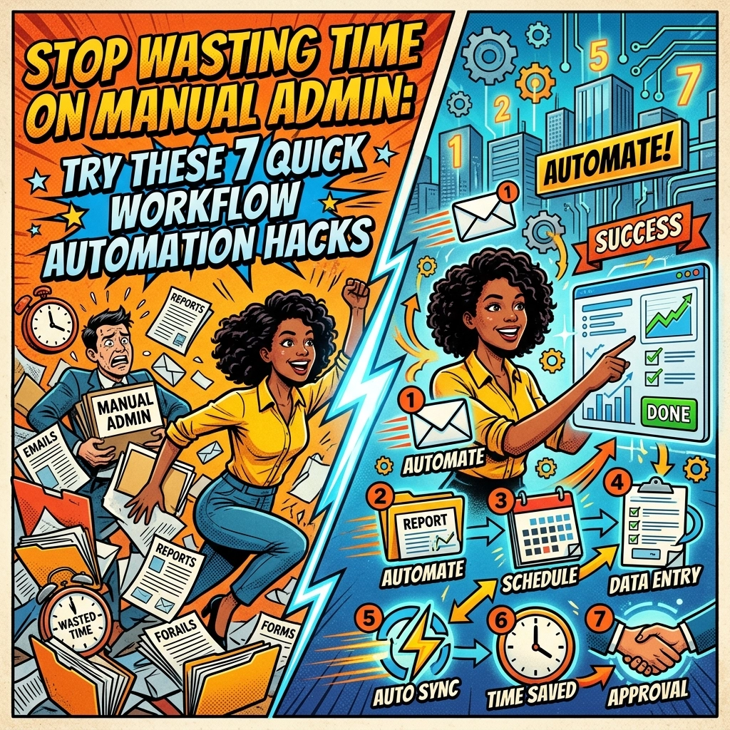 Stop Wasting Time on Manual Admin: Try These 7 Quick Workflow Automation Hacks