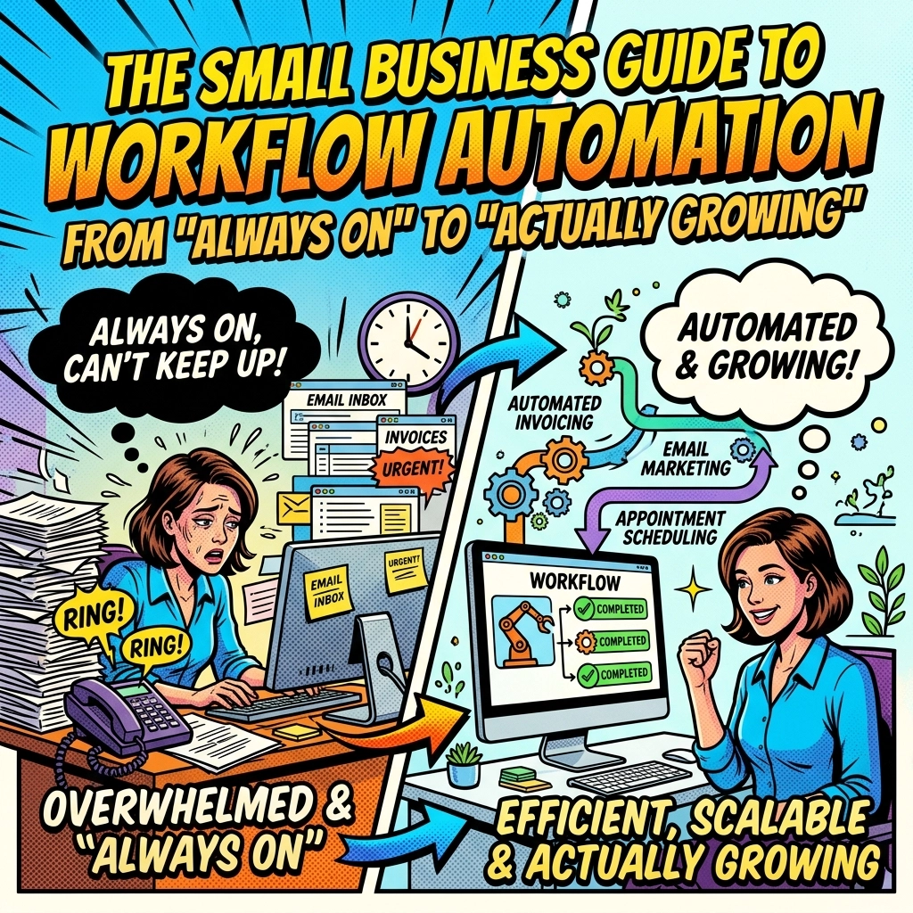 The Small Business Guide to Workflow Automation: From “Always On” to “Actually Growing