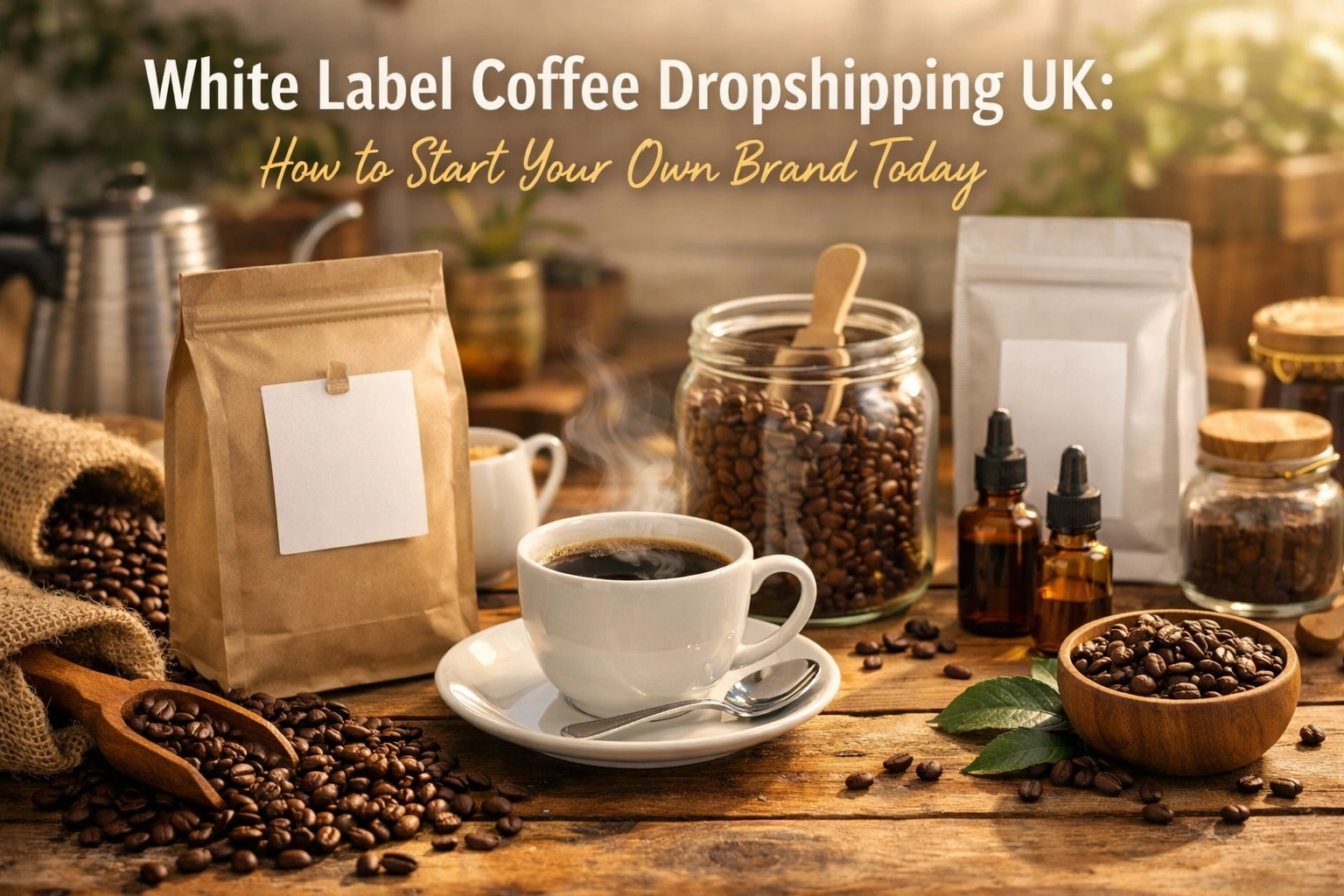 White Label Coffee Dropshipping UK: How to Start Your Own Brand Today