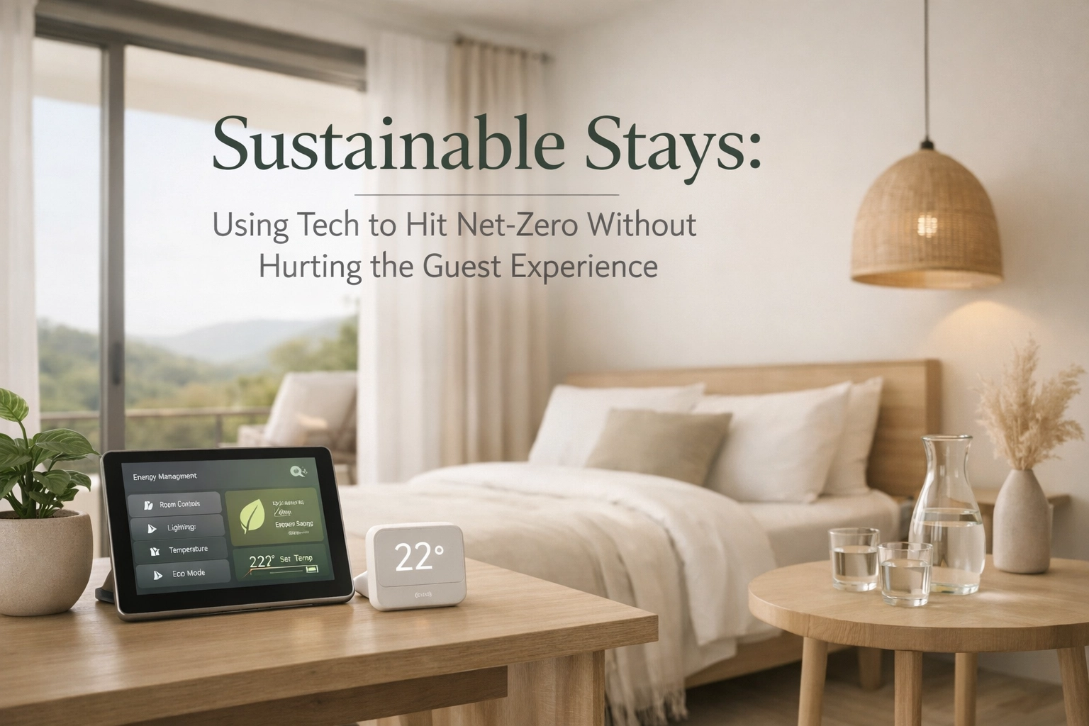 Sustainable Stays: Using Tech to Hit Net-Zero Without Hurting the Guest Experience