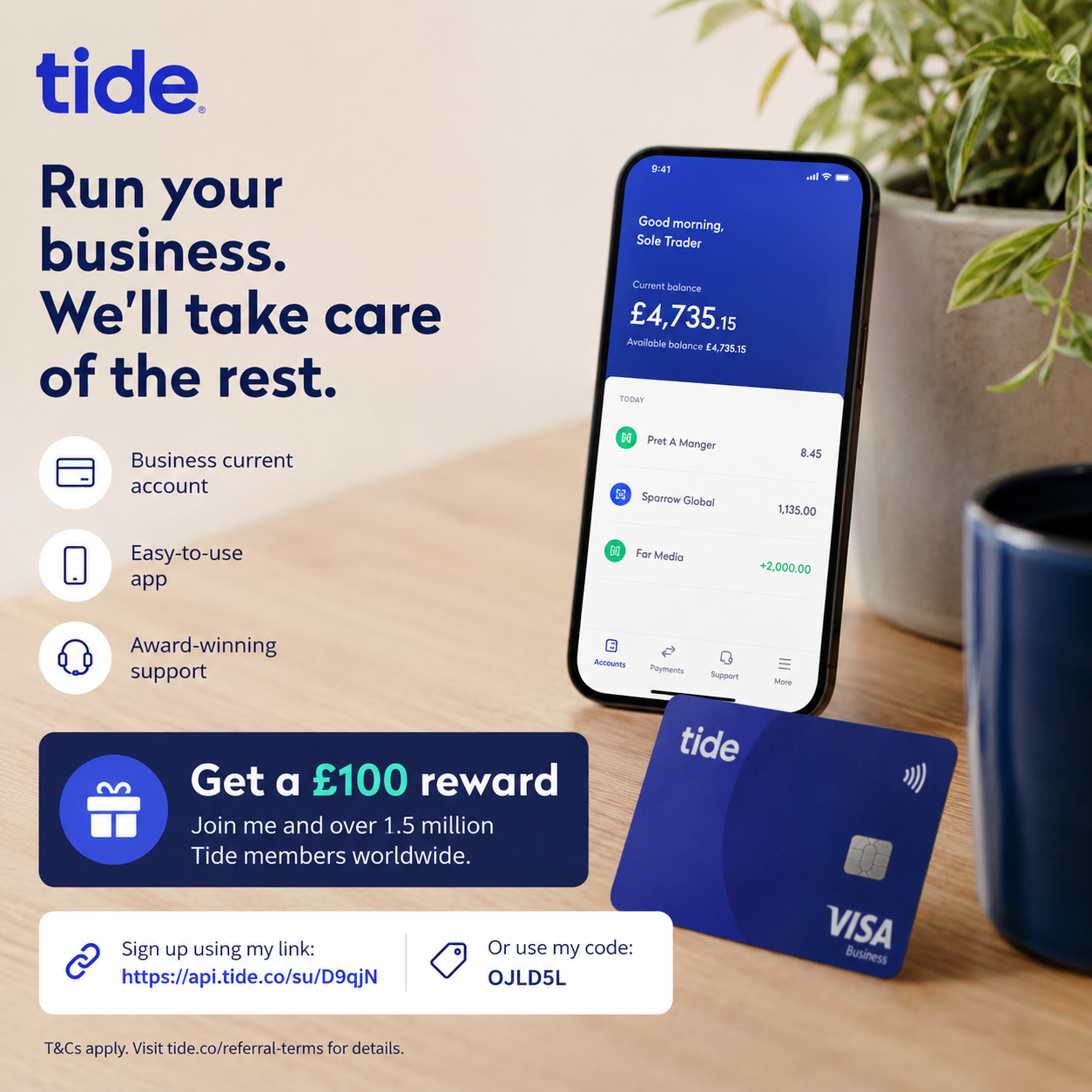 Why I Use Tide to Run and Grow My Business