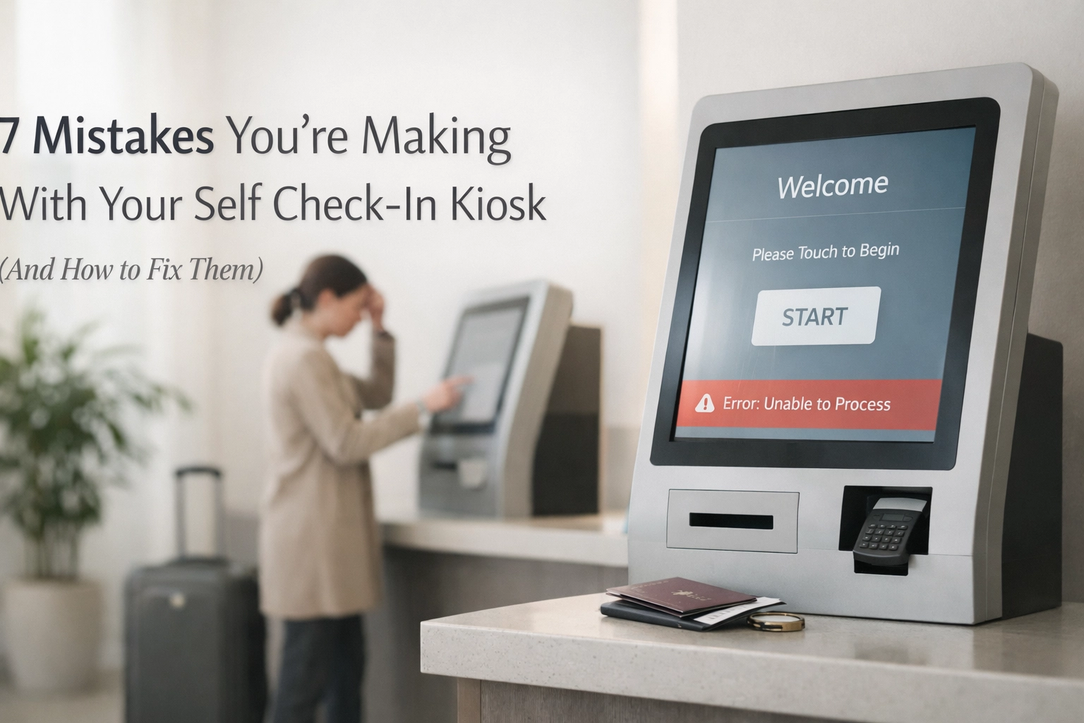 7 Mistakes You’re Making With Your Self Check-In Kiosk (And How to Fix Them)