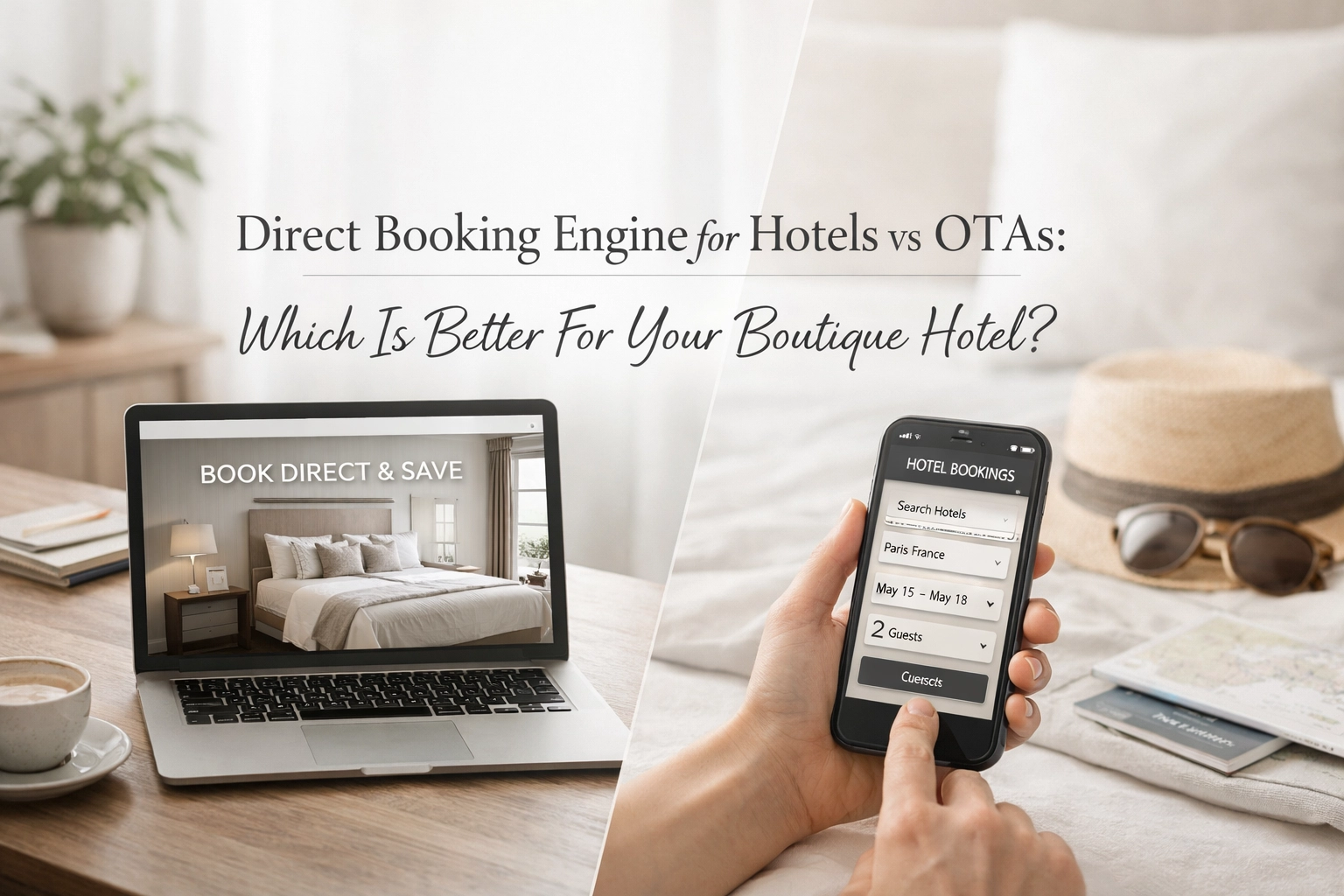 Direct Booking Engine for Hotels vs OTAs: Which Is Better For Your Boutique Hotel?