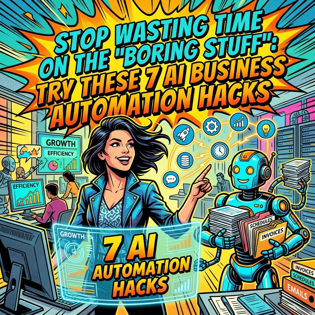 Stop Wasting Time on the ‘Boring Stuff’: Try These 7 AI Business Automation Hacks