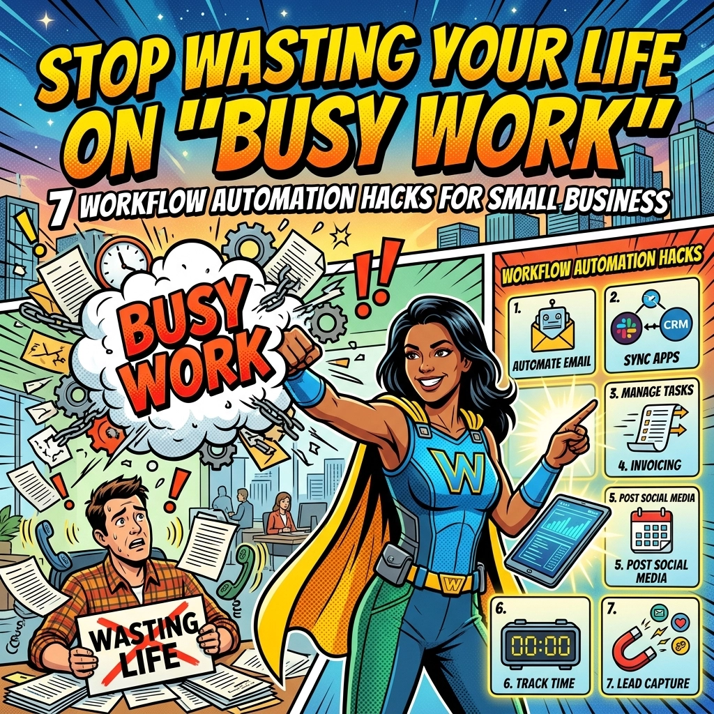 Stop Wasting Your Life on “Busy Work”: 7 Workflow Automation Hacks for Small Business