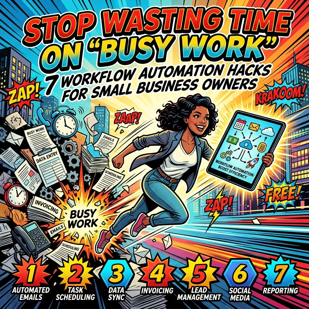 Stop Wasting Time on “Busy Work”: 7 Workflow Automation Hacks for Small Business Owners