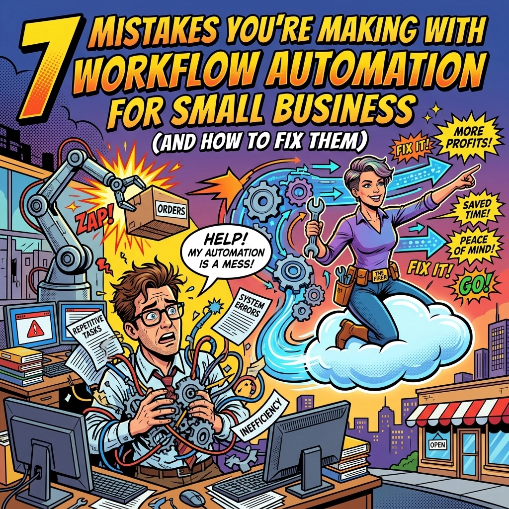 7 Mistakes You’re Making with Workflow Automation for Small Business (And How to Fix Them)